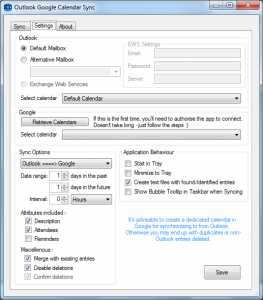 OutlookGoogleCalendarSync.application